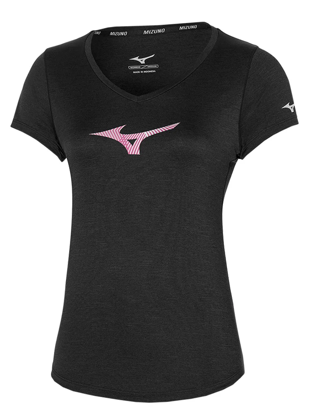 T-shirt running MIZUNO Donna J2GA2707 IMPULSE CORE Nero