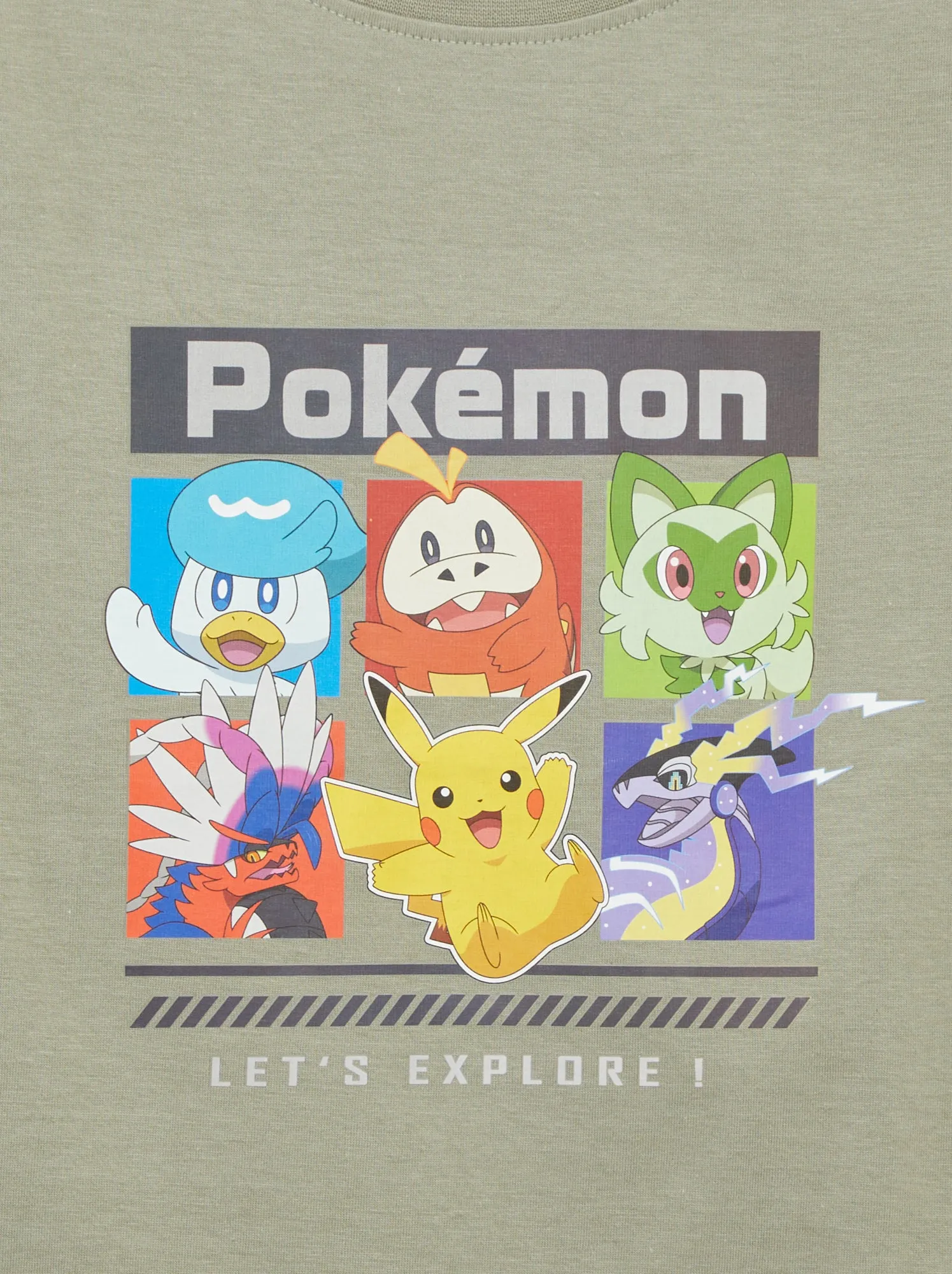 T-shirt 'Pokemon' - VERDE
