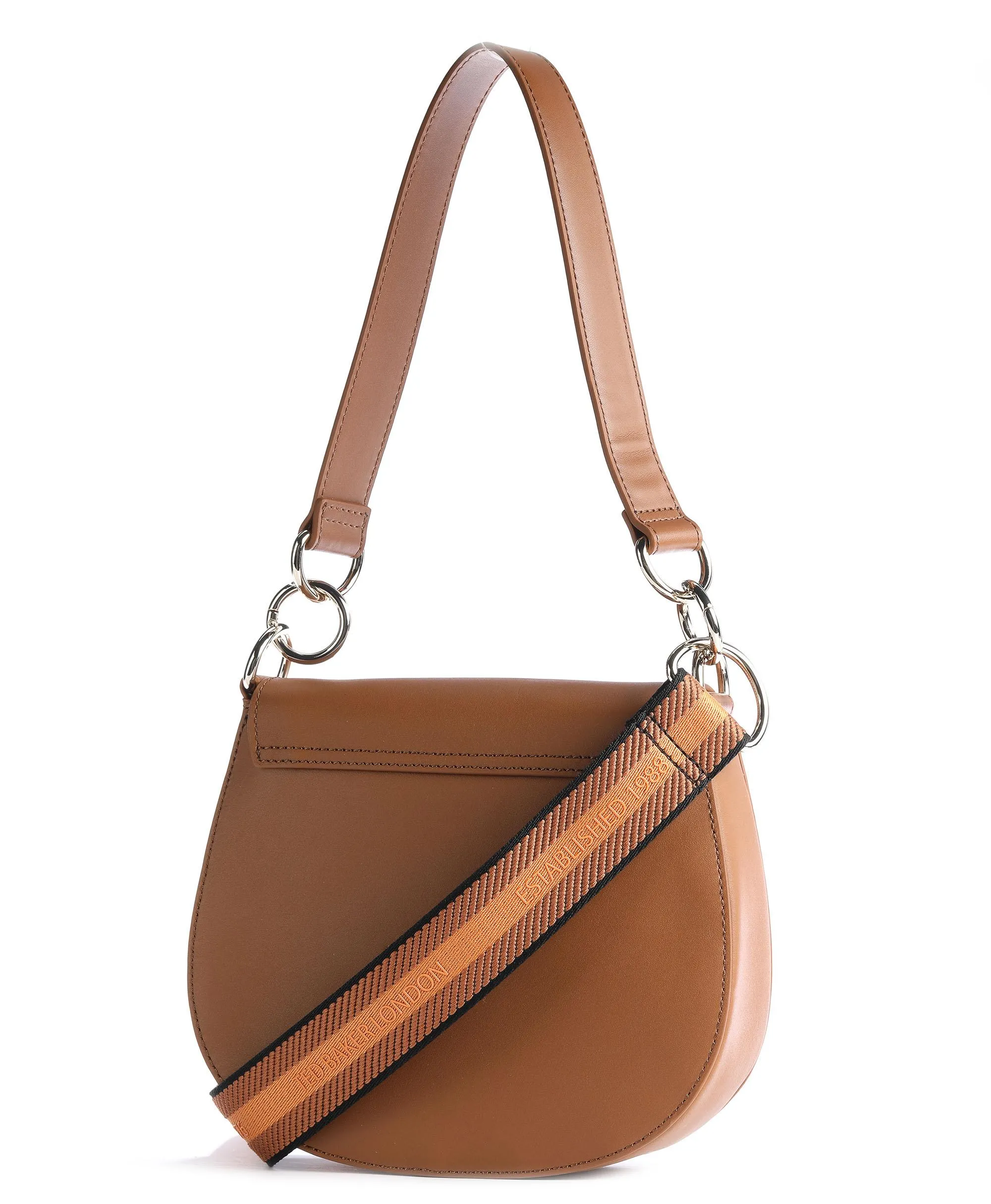  Ted Baker Darcell Borsa a spalla pelle di vacchetta finemente grana noce  