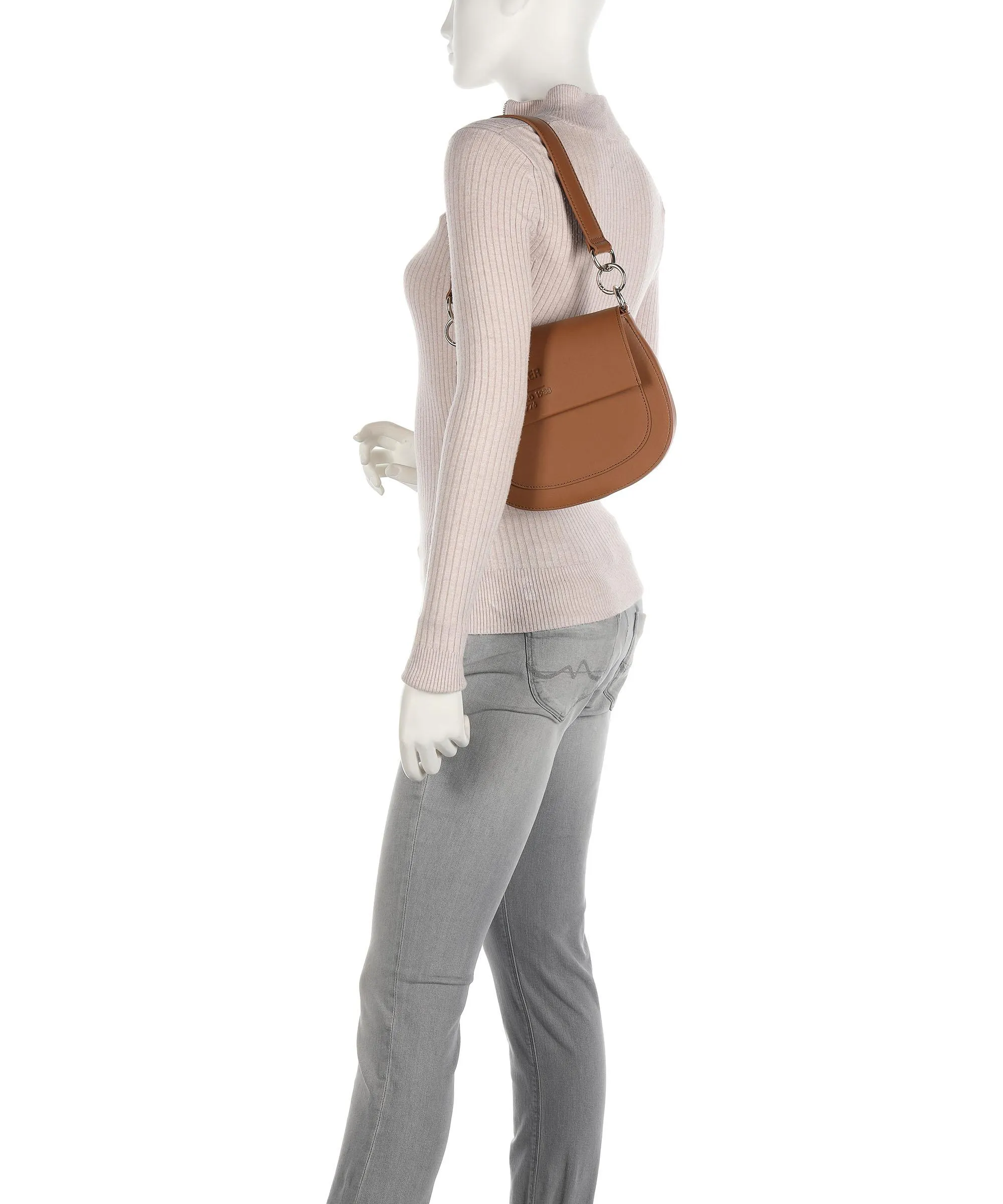  Ted Baker Darcell Borsa a spalla pelle di vacchetta finemente grana noce  
