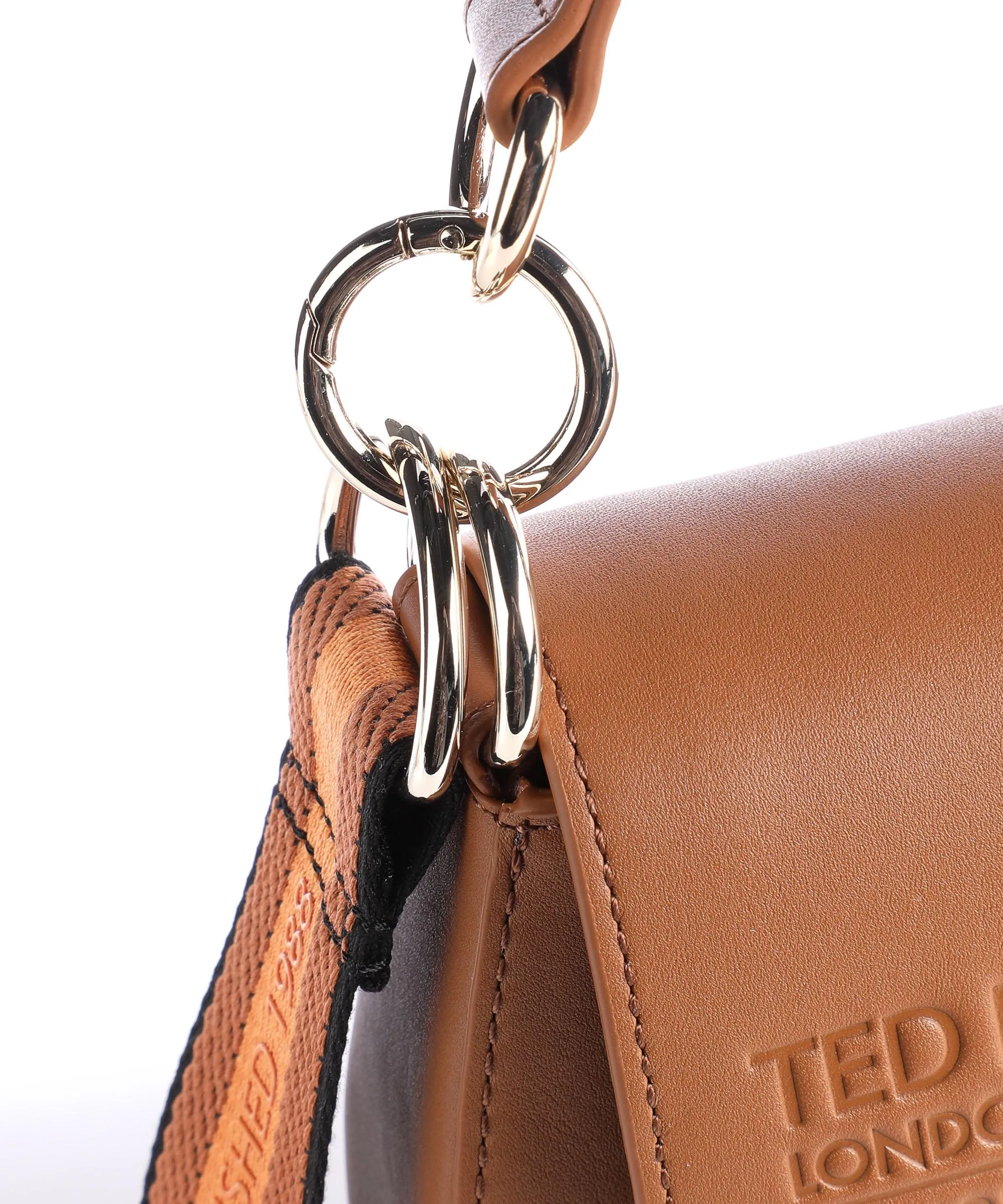  Ted Baker Darcell Borsa a spalla pelle di vacchetta finemente grana noce  