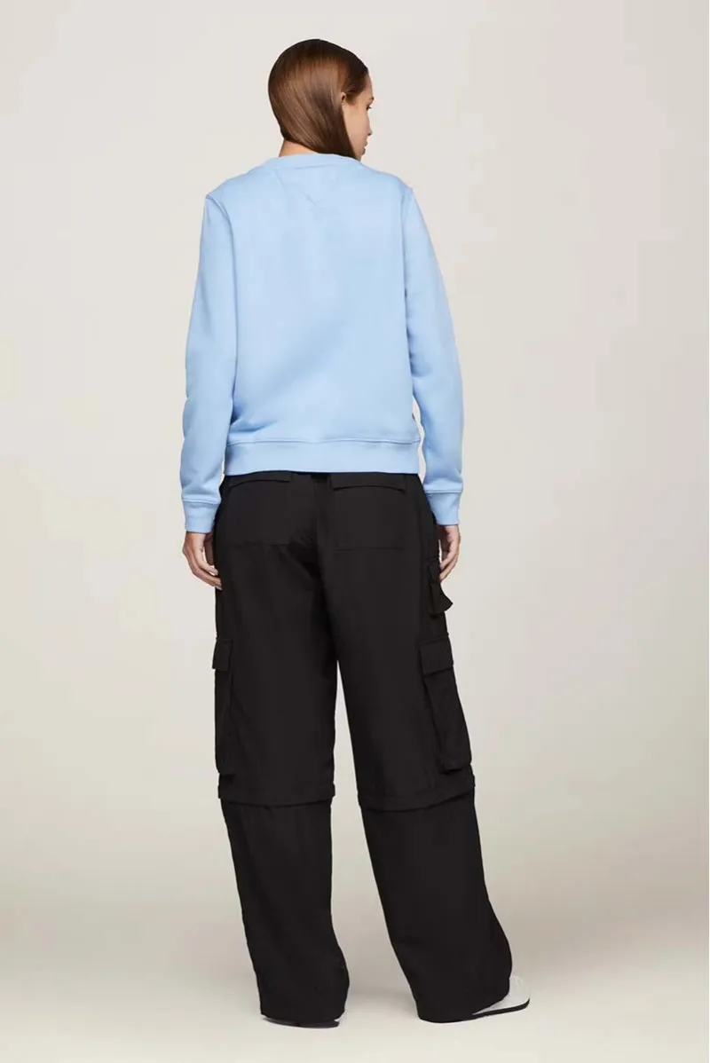 TOMMY HILFIGER FELPA GIROCOLLO JEANSERIA