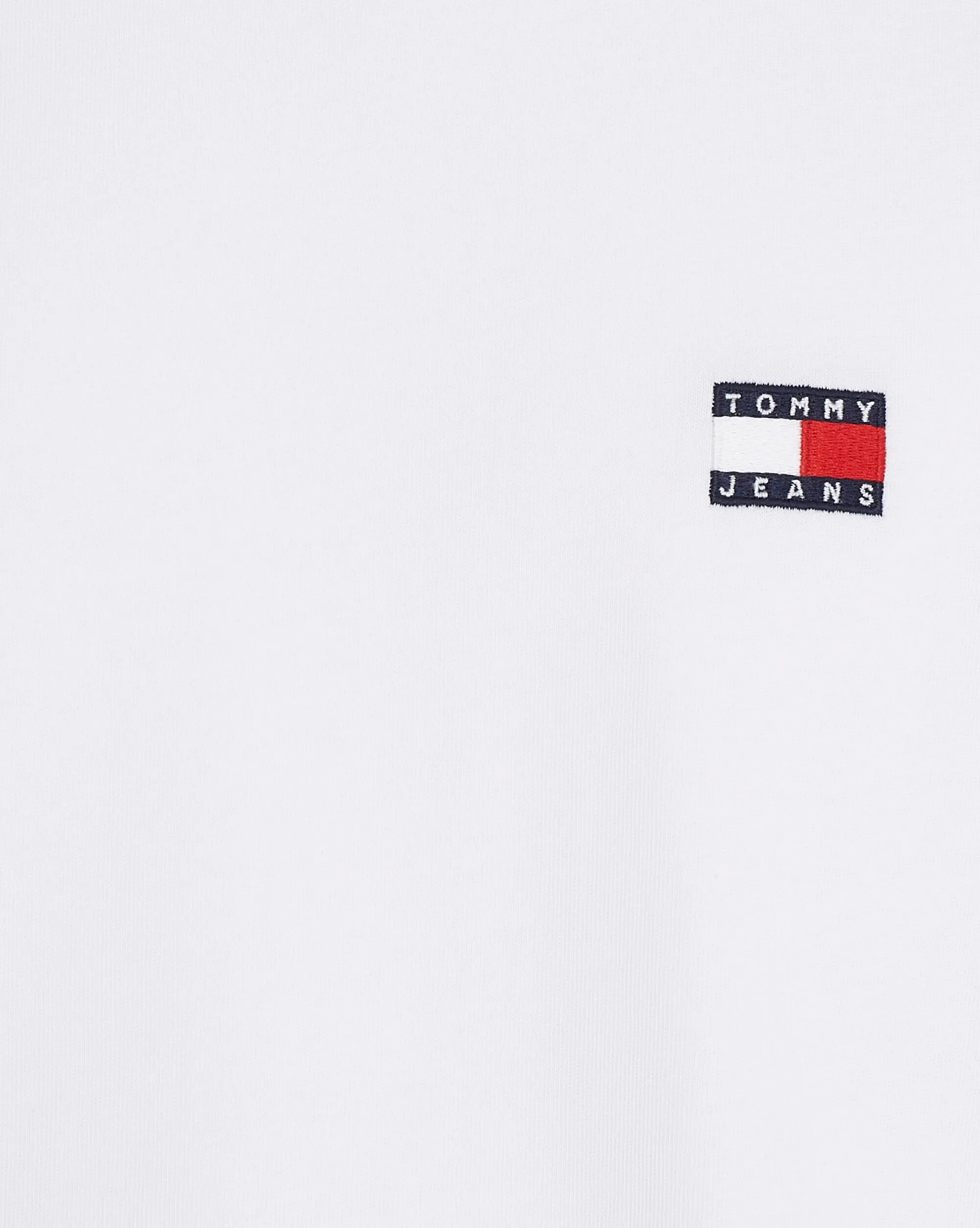 Tommy Hilfiger T-Shirt con Badge Regular Fit Bianco Uomo