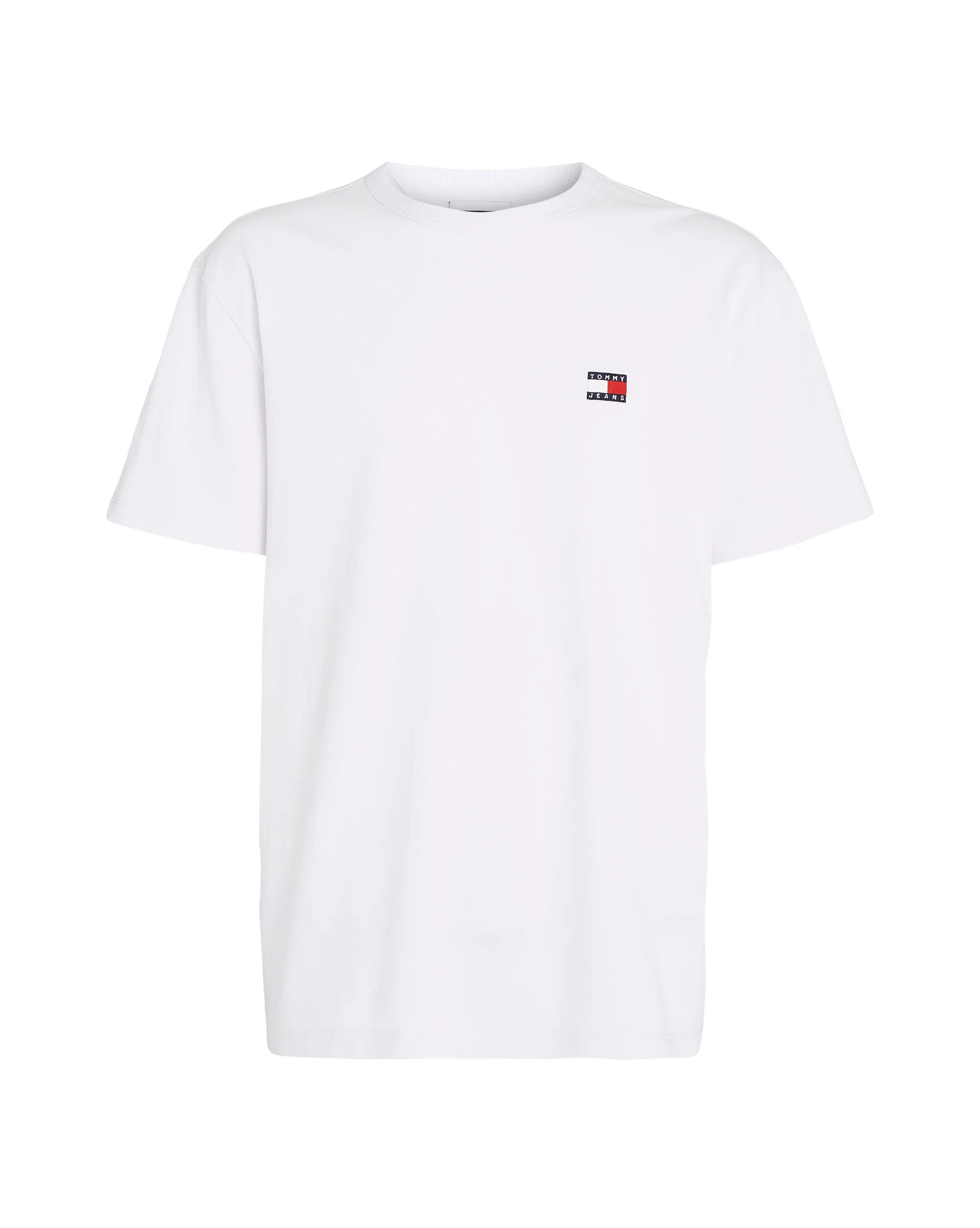 Tommy Hilfiger T-Shirt con Badge Regular Fit Bianco Uomo
