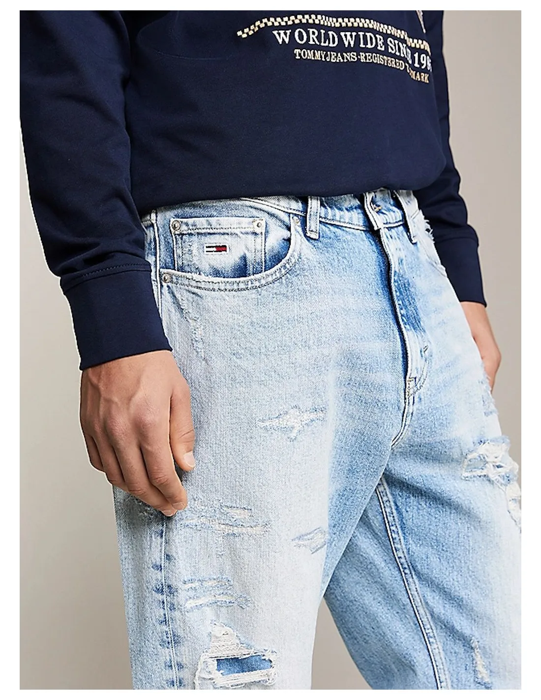 TOMMY JEANS UOMO ISAAC RLXD TPRD CH71, 1AA