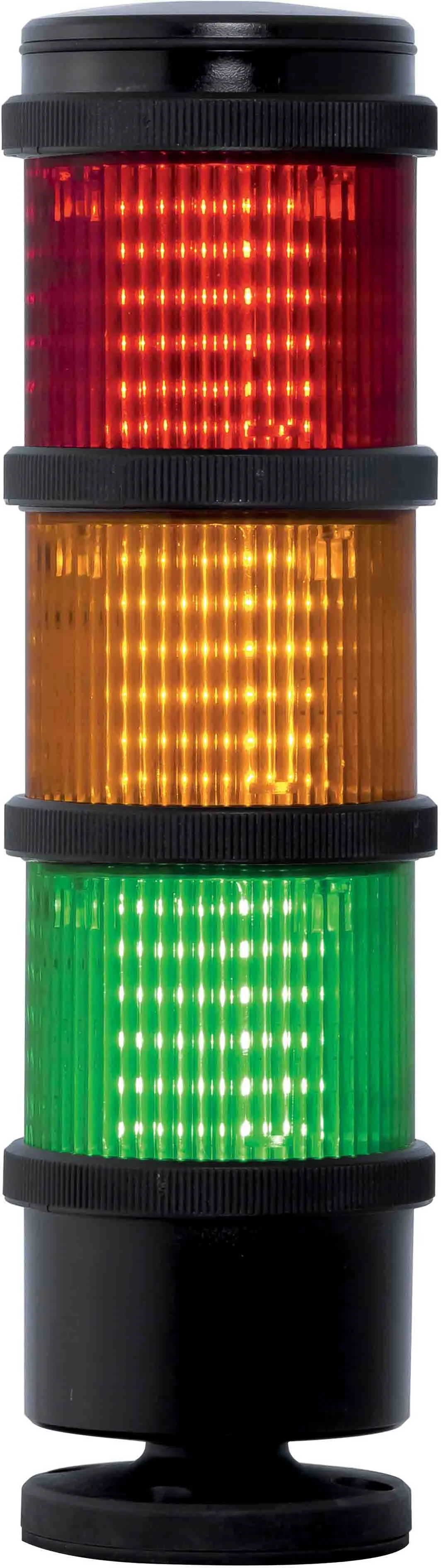 Torretta di segnalazione RS PRO, 240 V c.a., LED, lenti Rosso/Verde/Ambra