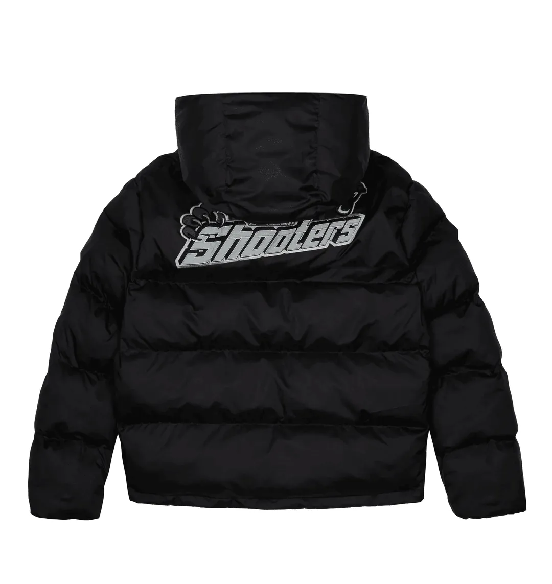 Trapstar Shooters Hooded Puffer Black/Reflective