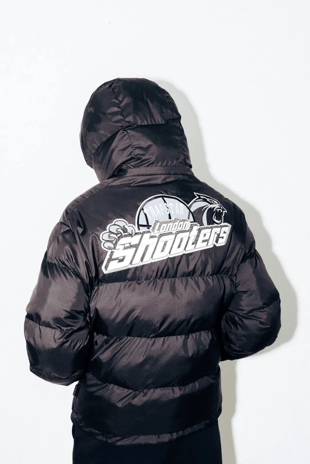 Trapstar Shooters Hooded Puffer Black/Reflective