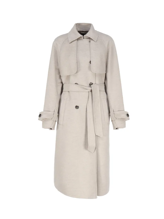 TRENCH OVERSIZE IN CASHMERE