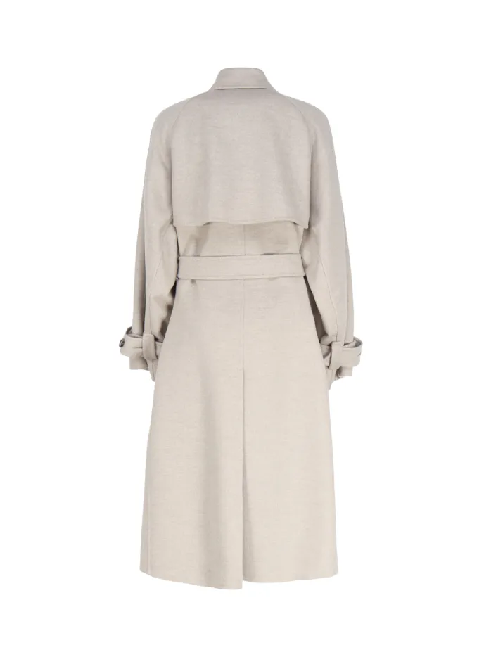 TRENCH OVERSIZE IN CASHMERE
