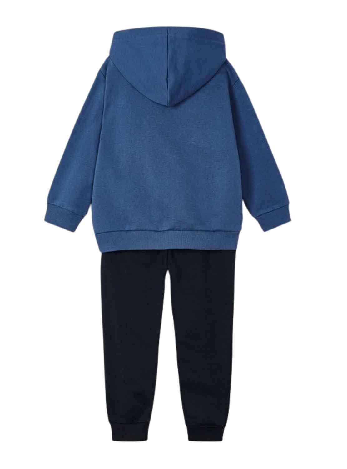 Tuta sportiva Mayoral Grafica Blu Navy per Bambino