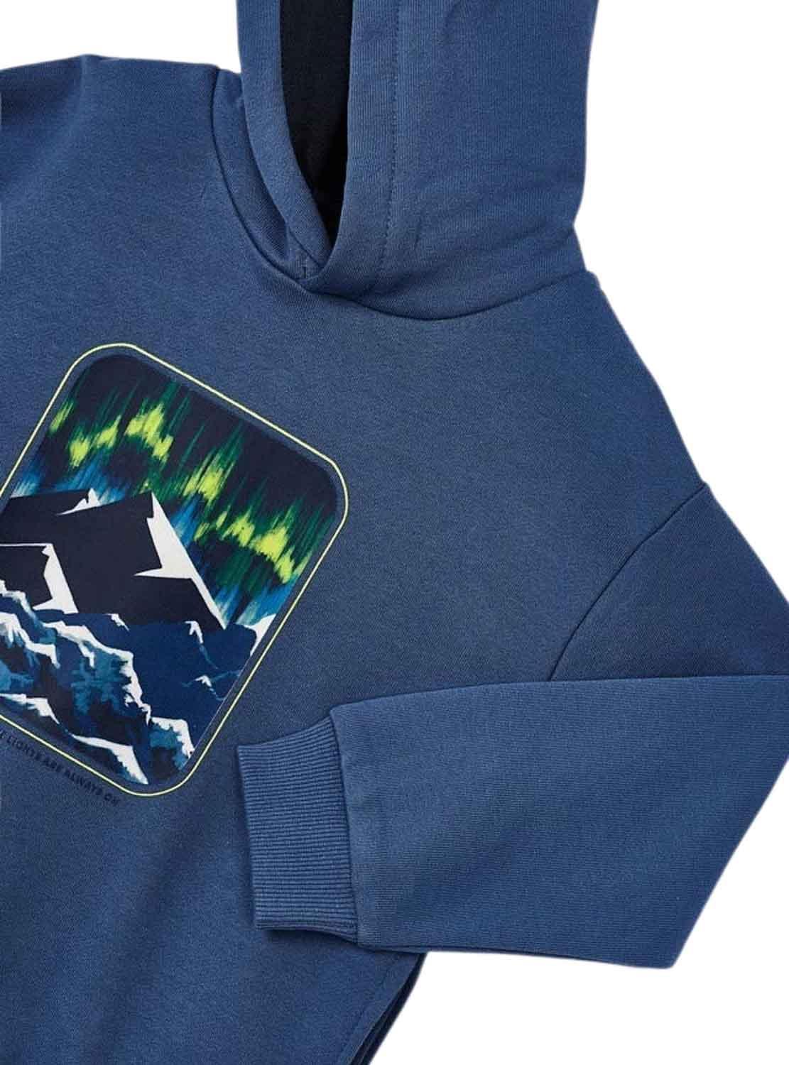 Tuta sportiva Mayoral Grafica Blu Navy per Bambino