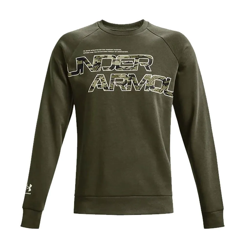      UNDER ARMOUR FELPA GIROCOLLO CAMO RIVAL FLEECE  