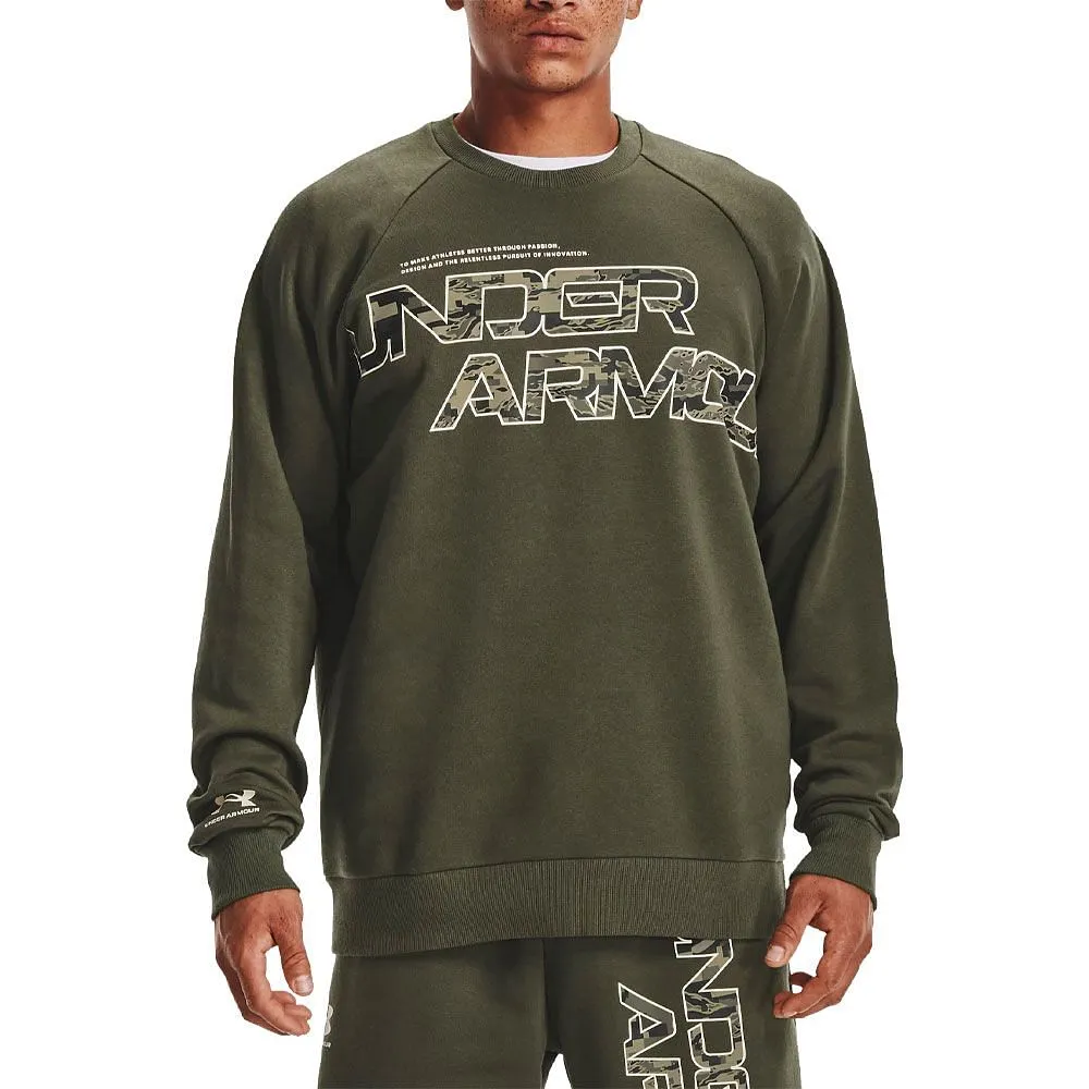      UNDER ARMOUR FELPA GIROCOLLO CAMO RIVAL FLEECE  