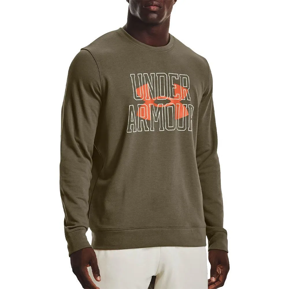     UNDER ARMOUR FELPA GIROCOLLO LOGO RIVAL TERRY  
