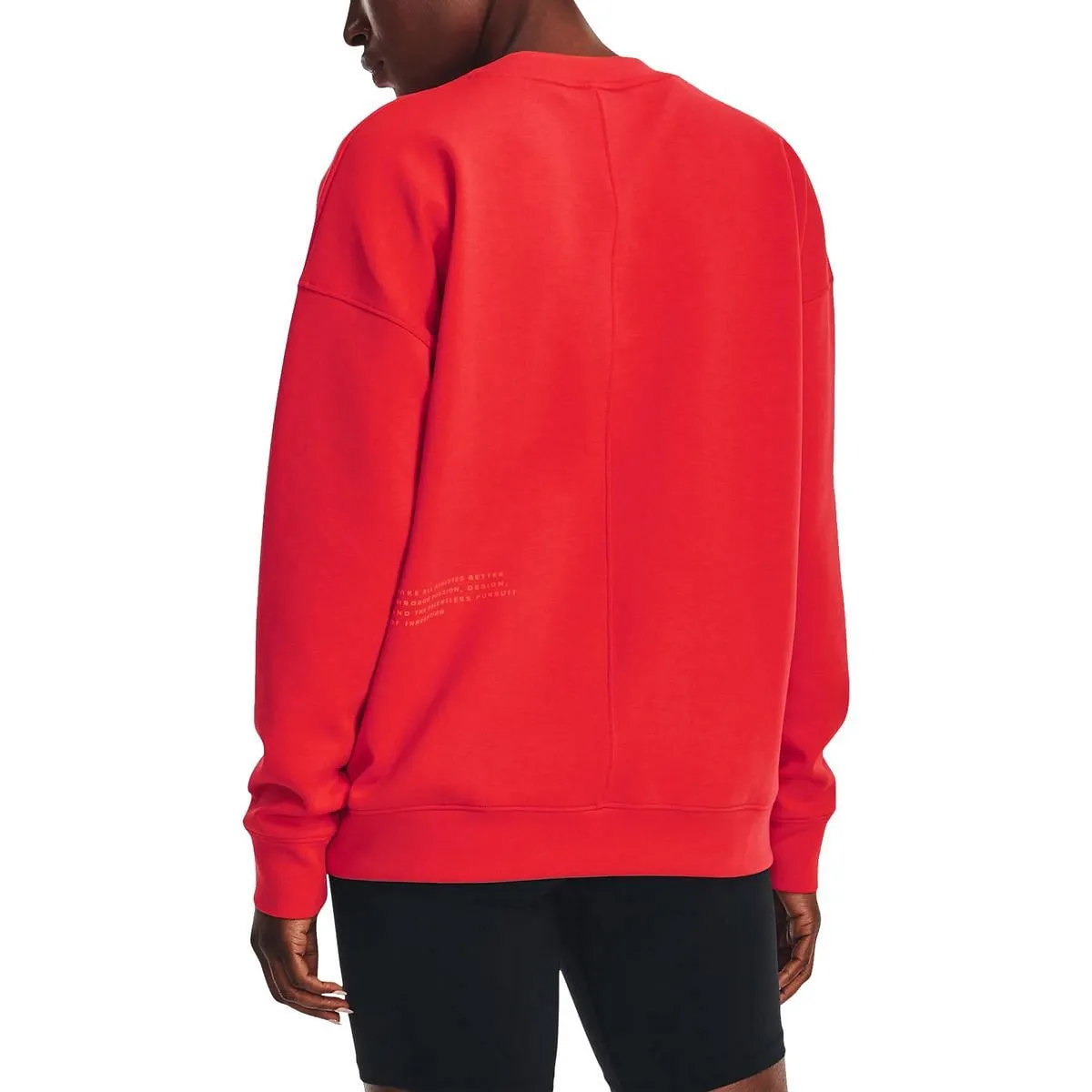      UNDER ARMOUR FELPA GIROCOLLO OVERSIZE CREW DONNA  