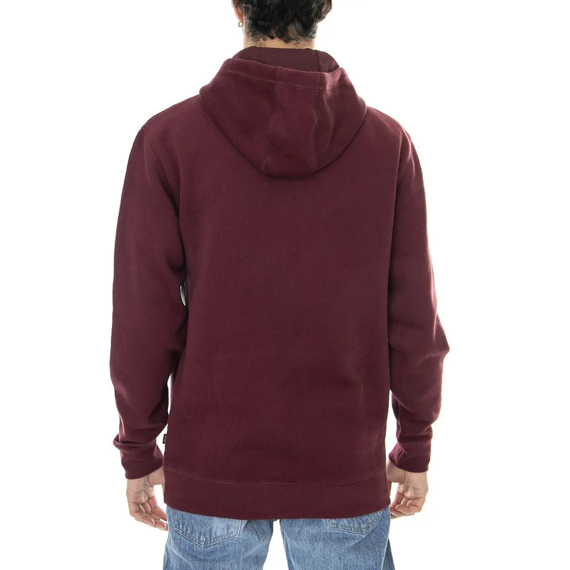 Vans Comfycush Po - Felpa con Cappuccio Uomo Bordeaux / Port Royale    