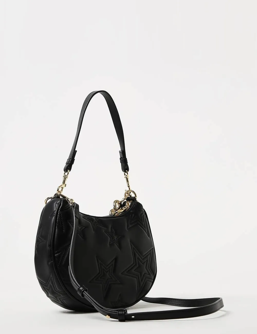 Versace Jeans Couture     Borsa a Tracolla in nappa sintetica trapuntata Nero