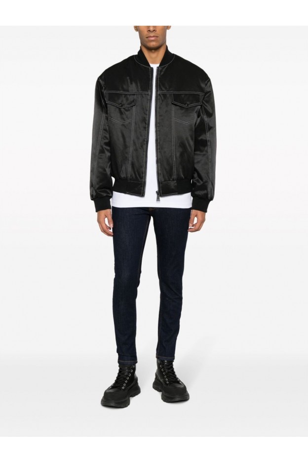 Versace Jeans Couture Jeans skinny con applicazione logo