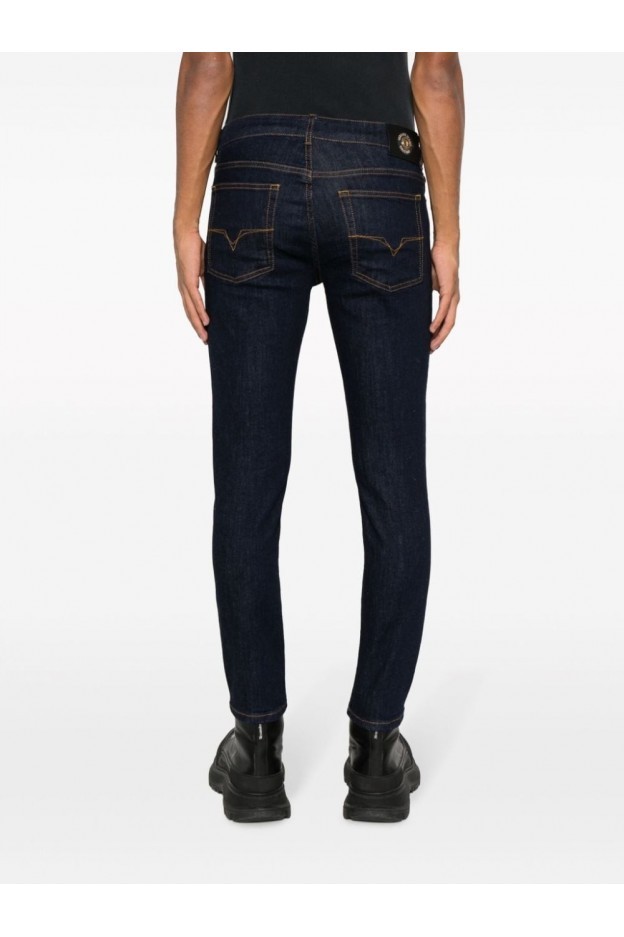 Versace Jeans Couture Jeans skinny con applicazione logo