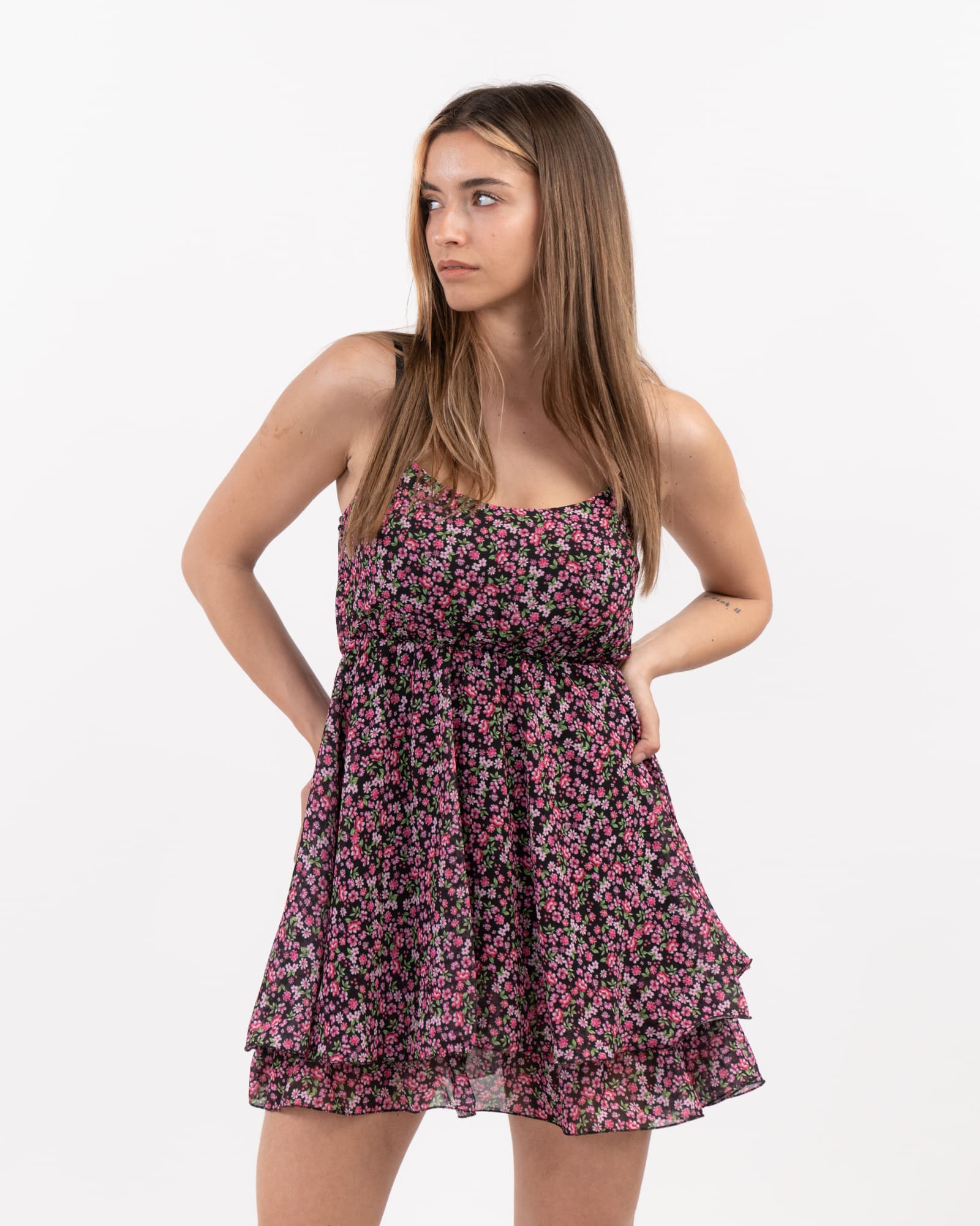 Vestito - NERO FIORI
