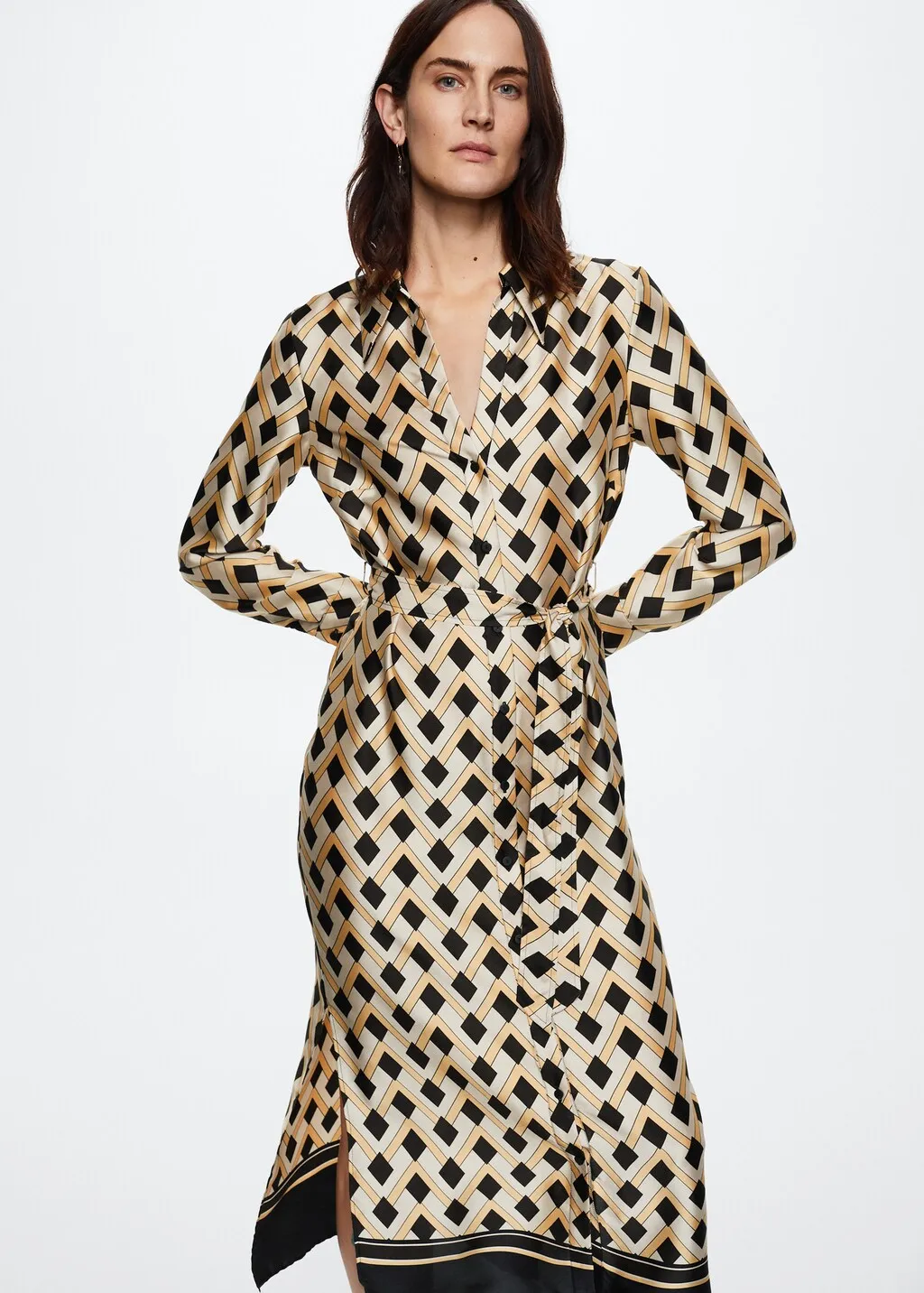 Vestito stampa geometrica