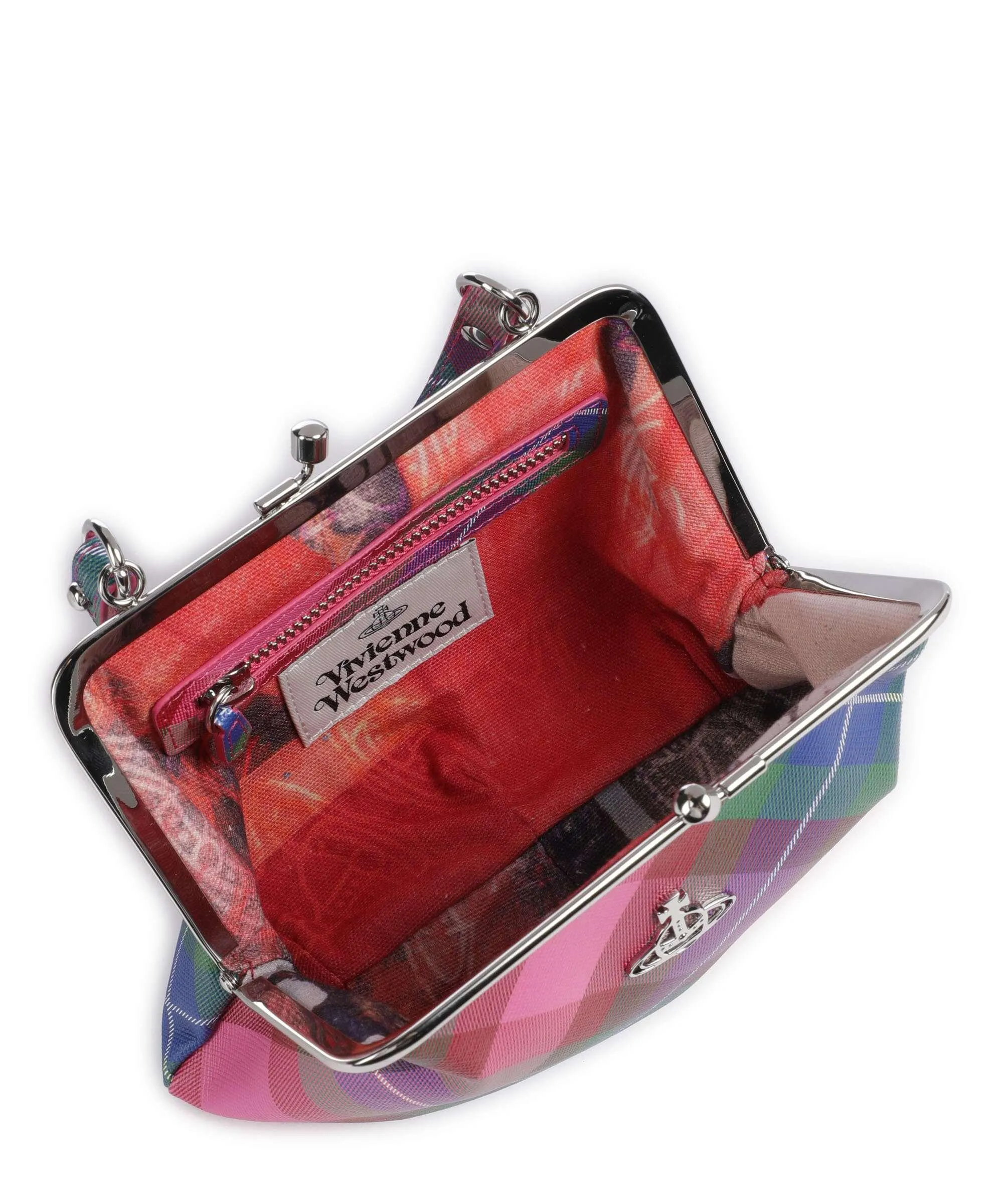  Vivienne Westwood Granny Saffiano Frame Borsa a tracolla pelle sintetica multicolore  