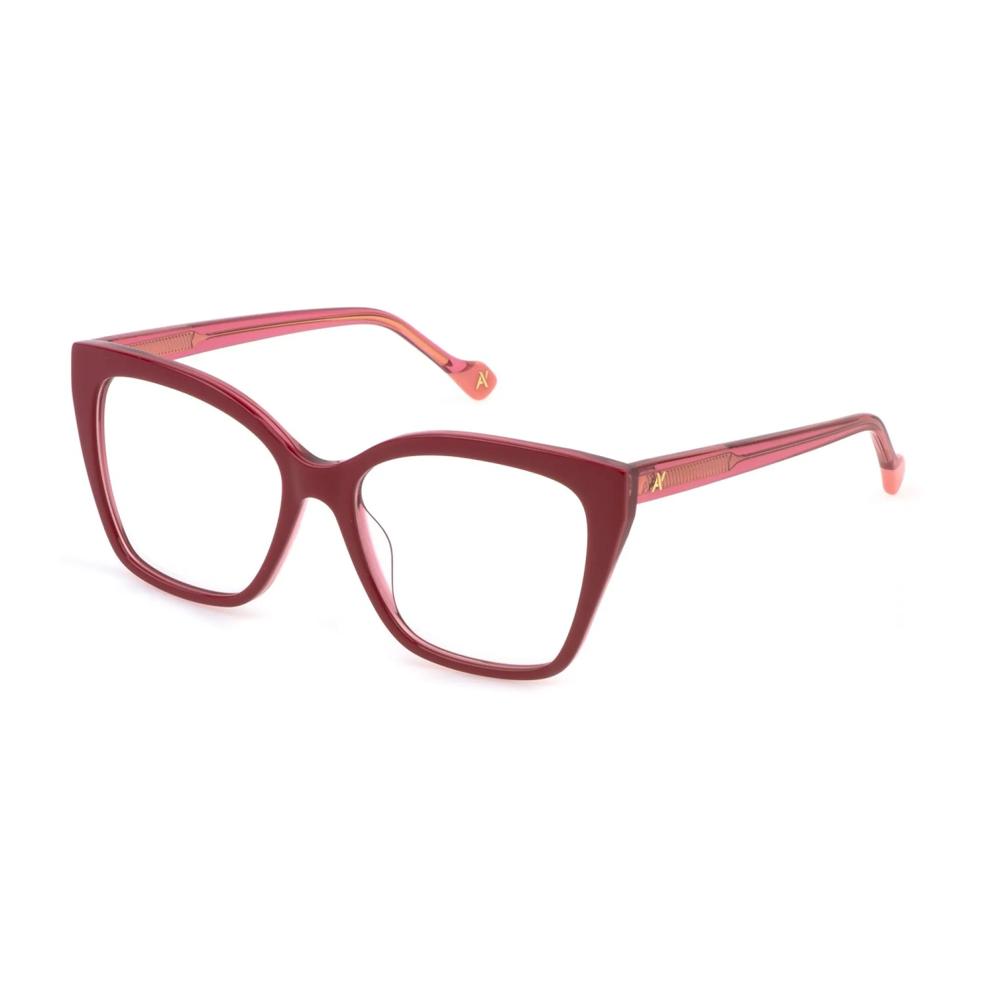   Yalea VYA158 - 0ANF Multistrato Bordeaux | Occhiale Da Vista Donna 