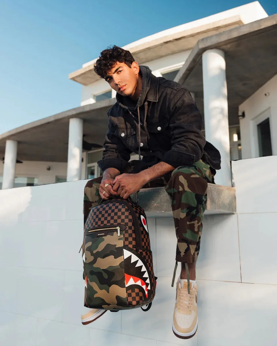 ZAINO SPRAYGROUND SIP CAMO ACCENT DLXSV BACKPACK