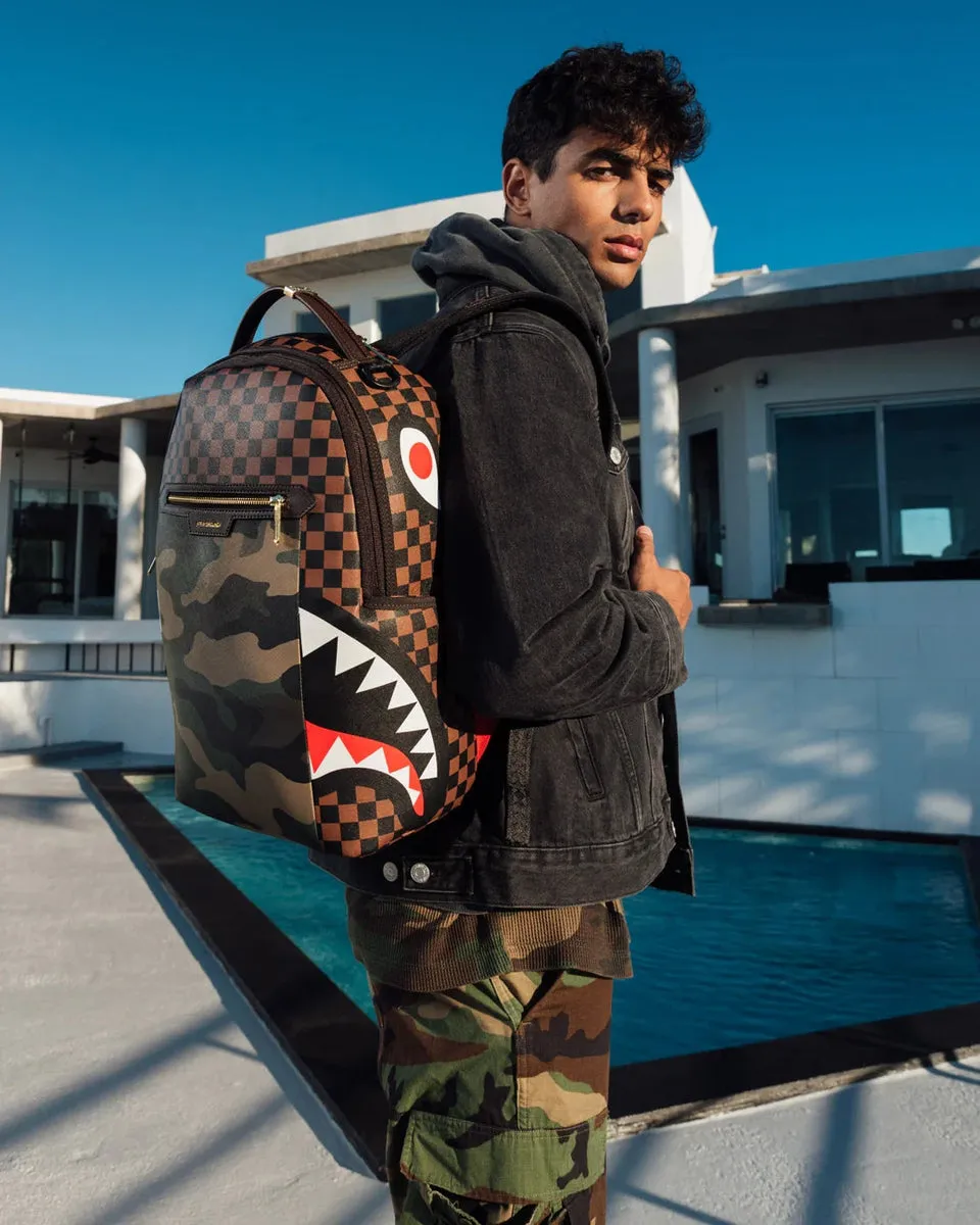 ZAINO SPRAYGROUND SIP CAMO ACCENT DLXSV BACKPACK